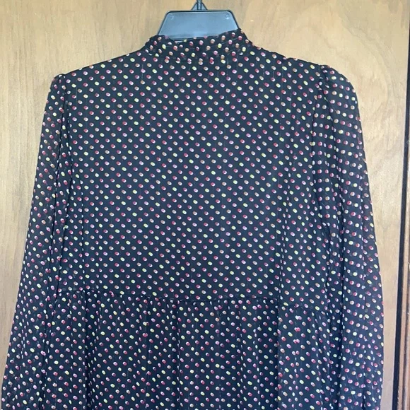 Signature multi colored polka dot w metallic accents size MP - Picture 17 of 17